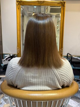 ロンドアベニール 北千住(Lond avenir) イメチェン外ハネボブ美髪ワイドバングレイヤー髪質改善縮毛矯正