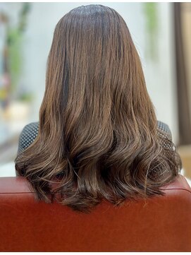 はしもと美容院 ワンレングスロング