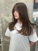 キング(K!ng)&nbsp;縮毛矯正髪質改善ハイライトレイヤーカット楠葉美容室エクステ