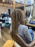 【Msize】knotless  braids エクステ込み（ストレート）