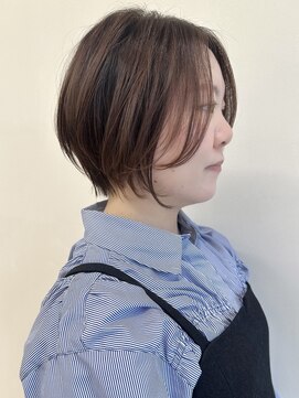 セイドット リー(Say. Ree) Say.ショートボブブルーカラー地毛風ストレートミニボブ表参道