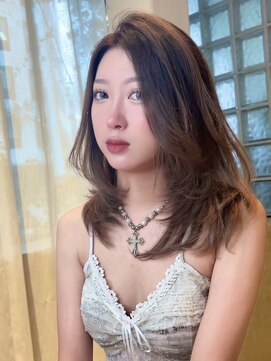 ロンドメリア 天神大名店(Lond Melia) レイヤーカット小顔に見せるヘア/韓国ヘア/髪質改善/福岡/博多
