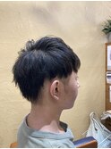 ツーブロックショート　8月