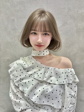 ロンドネートゥル 新潟(Lond naitre) レイヤーボブ/顔周り