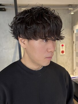 エリマバイフィフス 調布(elima by fifth) 調布メンズパーマルーズパーマシャドウパーマッシュウルフゆるめ