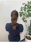 お呼ばれヘア