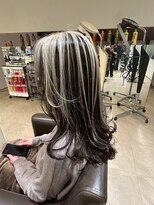 エヌアンドエーコンティ(N&A CONTi)&nbsp;シルバー系ハイライト 春先取り旬カラー バイカラー