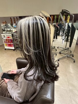 エヌアンドエーコンティ(N&A CONTi) シルバー系ハイライト 春先取り旬カラー バイカラー