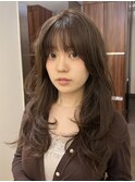 ●外国人風無造作カール/ロングレイヤー/アッシュベージュ