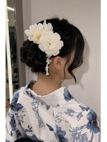 ランズ アネックス 梅田(LANDS ANNEX) 【ヘアセット】サイドお団子/夏祭りヘア/梅田駅