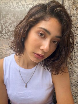 ロンド ルージュ 銀座店(Lond rouge) 【金野航希】大人ラフウェーブ、コントラストハイライト