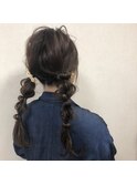 【ガーリー☆】ツインアレンジ【Sofa広瀬通/髪質改善/oggiotto】