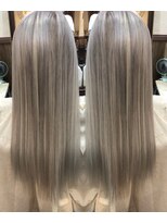 ディー エメ(D-aimer-)&nbsp;ミルクティーアッシュ×ホワイトメッシュ☆☆