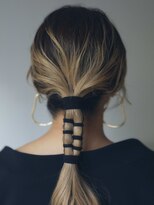 ワークス ヘアデザイン(WORKS HAIR DESIGN)&nbsp;ローポニーテールヘアセット