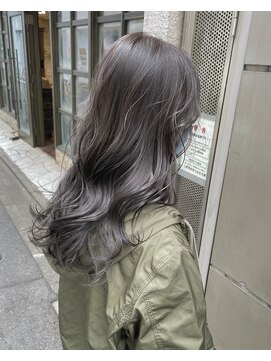 シャル オカチマチ 上野御徒町(shalu) ロングヘア　ブルージュ