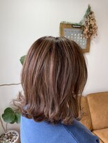 エルフゥ(Elle fou)&nbsp;外ハネ　ハイライト