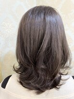 ティンク(Tink)&nbsp;ラベンダーアッシュくびれヘア【細野実香】