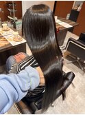 髪質改善トリートメント×髪質改善カラー×艶カラー