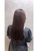 レッドブラウン/ストレート/ロング