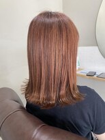 ポンパデュール(Pompadour) 髪質改善ピンクベージュカラー