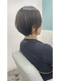 大人可愛い30代40代50ショートボブショート丸みショート