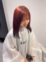 ノット 表参道青山(knot) 裾カラー