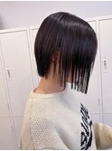 タッセルボブ × ラベンダーブラウン