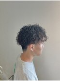 波巻きパーマ