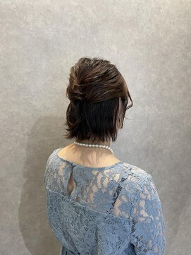 スーリール 西新店(Sourire) ♪結婚式ボブアレンジ♪