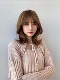 20代30代大人可愛い前髪顔周り似合わせカット大人レイヤー