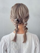 レイヤーカットミルクティーピンクニュアンスカラー_ba515341