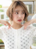 カバーヘア ブリス 戸田公園西口店(COVER HAIR bliss) ハイトーンカラー小顔金髪ショートボブTb6戸田公園20代30代40代