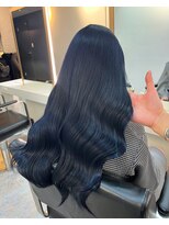 ブレンド 渋谷(BLend)&nbsp;縮毛矯正.レイヤーカット.ブルーブラック.髪質改善. ヘアカラー