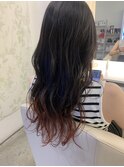 ピンクバイオレットグラデーションカラー