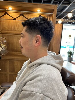 ロアン(ROAN)の写真/男性専用サロンで男を磨く！清潔感のある爽やかなスタイルで仕事もプライベートも好感度UPの爽やかヘアに◎
