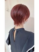 ワインレッド×ショートウルフ【ROKI】