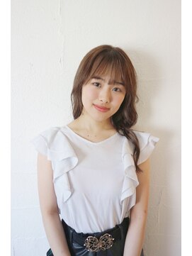 クラク 笹塚店(KURAKU) ワンレン/ロング/顔周り/大人/アッシュ/くすみカラー/笹塚