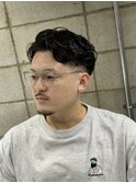 七三パーマスタイル