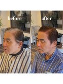 ビフォーアフター【メンズカット/刈り上げ】30代/40代/50代