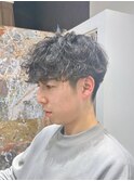 ツーブロック束感モテる髪型シークレットパーマ韓国マッシュ