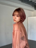 アンダーバーホワイト 天神店(_WHITE) ショート透明感カラー/シースルーバング/顔まわり／レイヤー