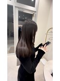 梅雨前の縮毛矯正