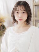 透けバングフェザーパーマゆるふわボブディa川口20代30代40代
