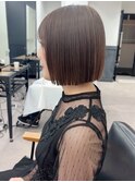小顔タッセルボブ×似合わせカット[ボブ/縮毛矯正/丸型卵型】