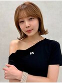 レイヤー/ネビージュ/韓国ヘア/イメチェン/縮毛矯正/中野/