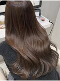 ロングヘア*透明感カラー*オリーブベージュ*アッシュベージュ