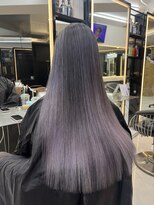 ラピス 渋谷本店(Lapis)&nbsp;ホワイトラベンダーバレイヤージュカラー/外国人風/髪質改善