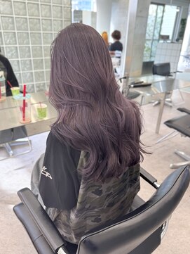 サンクプロジェクト(cinq PROJECT) 原宿韓国顔まわりミルクティーラベンダーラベンダーグレージュ