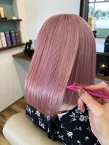 シュパーブ オリゾン(SUPERBE horizon)&nbsp;ハイトーン/ボブ/ピンクカラー