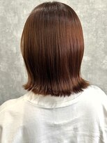 ランガリ ヘアアンドスパ(Rangali Hair&Spa)&nbsp;【別府　Rangali】オレンジブラウン、外はね